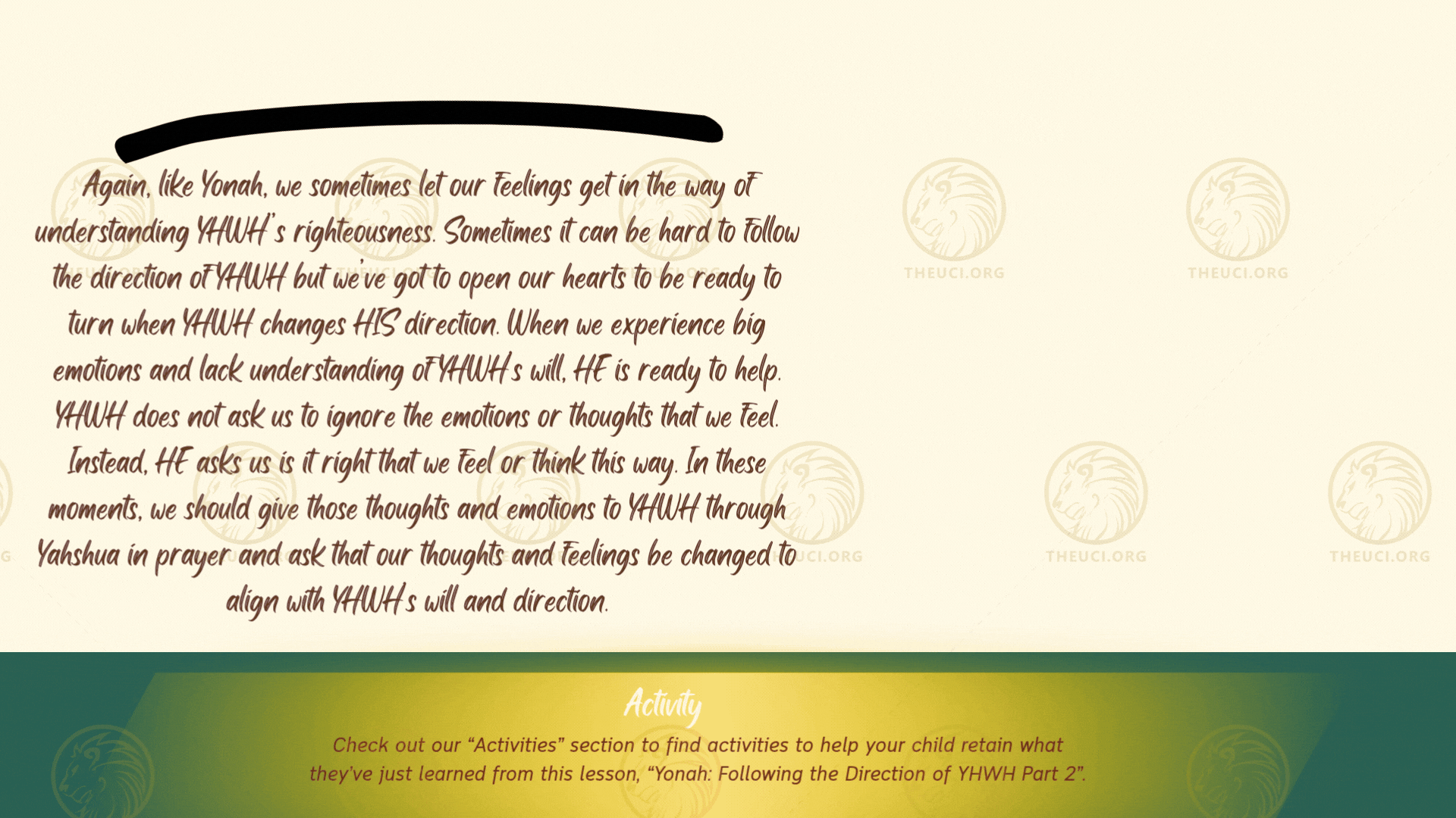 Yonah Following the Direction of YHWH Part 2 71126 (3)